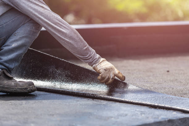 Professional Waterproofing technician working in Saugatuck, MI